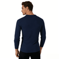 ZBORIBER Men's Quick Dry UPF 50+ UV Sun Protection Moisture Wicking Long Sleeve T-Shirt for Casual Workout,Sizes S-3XL,Navy