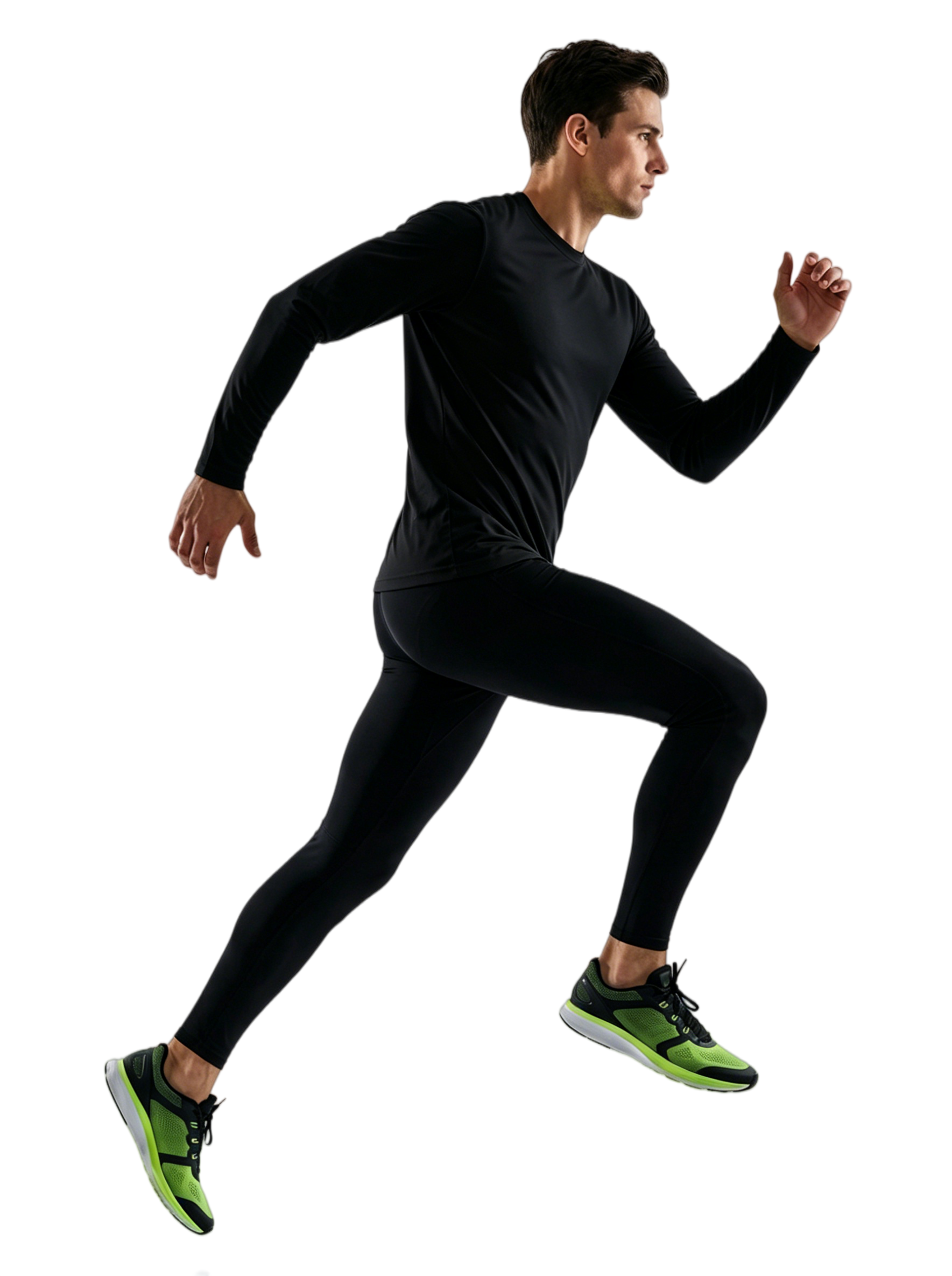 ZBORIBER Men's Quick Dry UPF 50+ UV Sun Protection Moisture Wicking Long Sleeve T-Shirt for Casual Workout,Sizes S-3XL,Black
