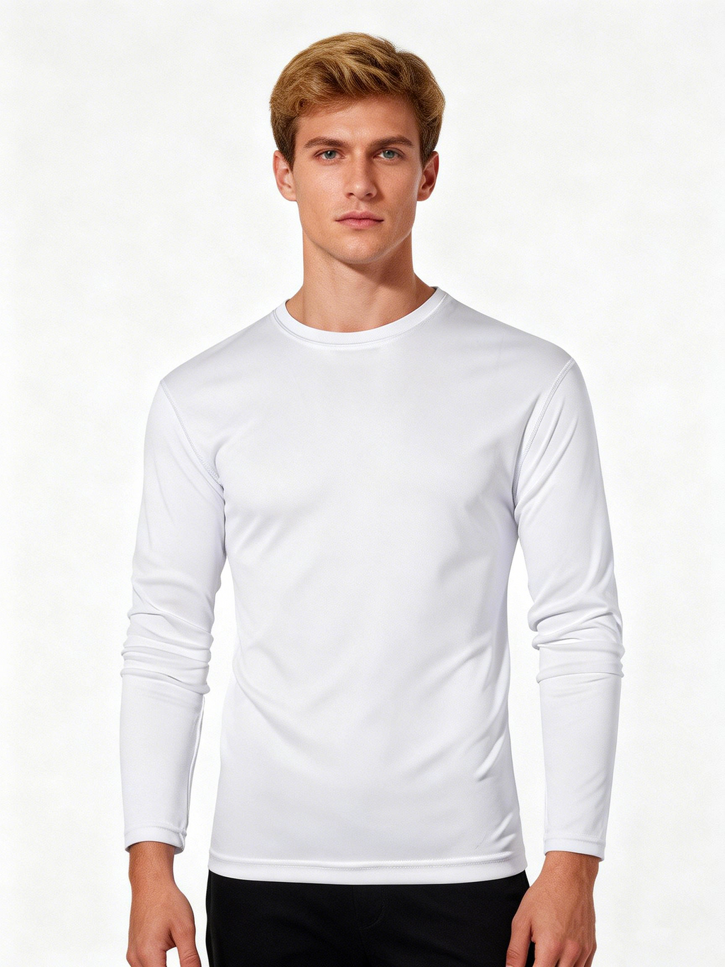 ZBORIBER Men's Quick Dry Long Sleeve Shirts UPF 50+ UV Sun Protection Moisture Wicking T-Shirt for Casual Workout