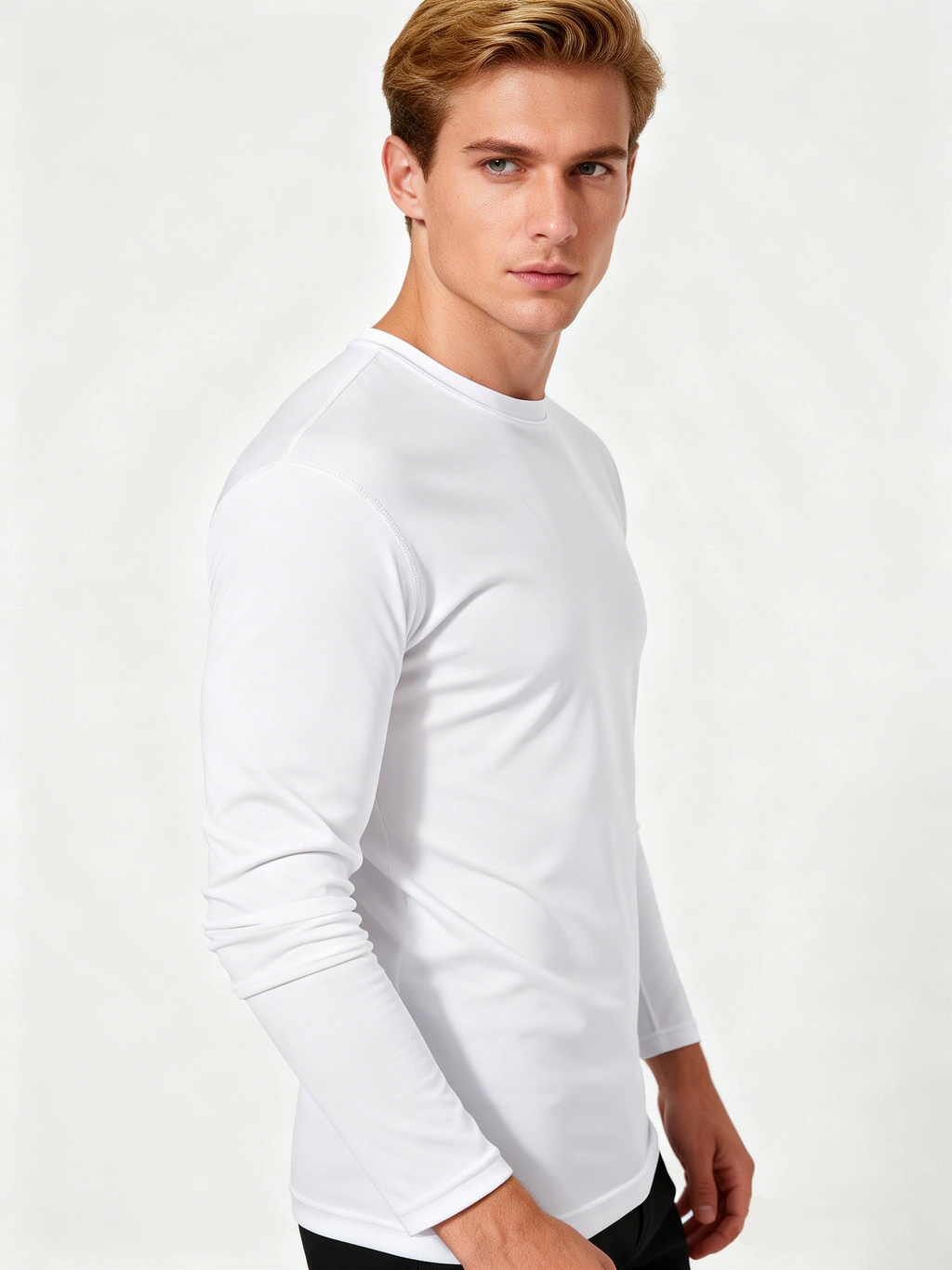 ZBORIBER Men's Quick Dry Long Sleeve Shirts UPF 50+ UV Sun Protection Moisture Wicking T-Shirt for Casual Workout