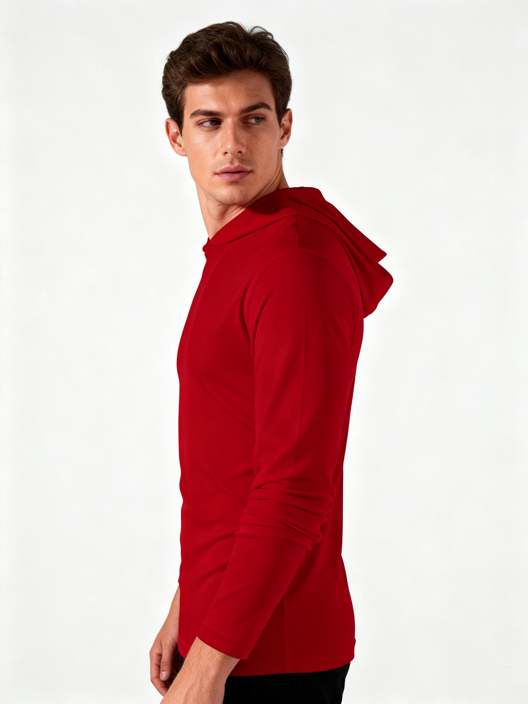ZBORIBER Mens Hoodies Pullover Performance Lightweight Hoodies For Men Dry Fit Wicking  Sweatshirt