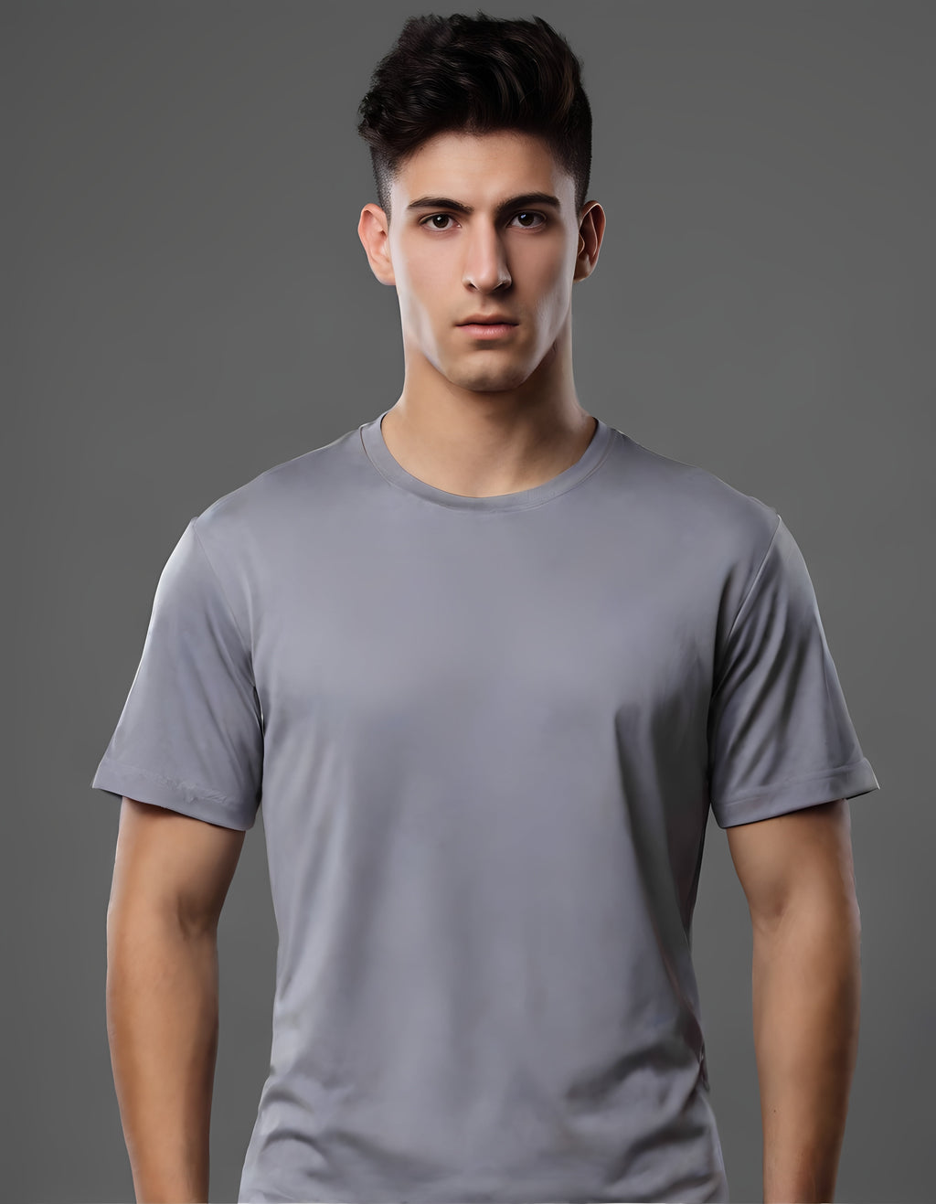 ZBORIBER Men's Quick-Dry Crew Neck T-Shirts 5-Pack, Moisture Wicking, Sizes S-3XL
