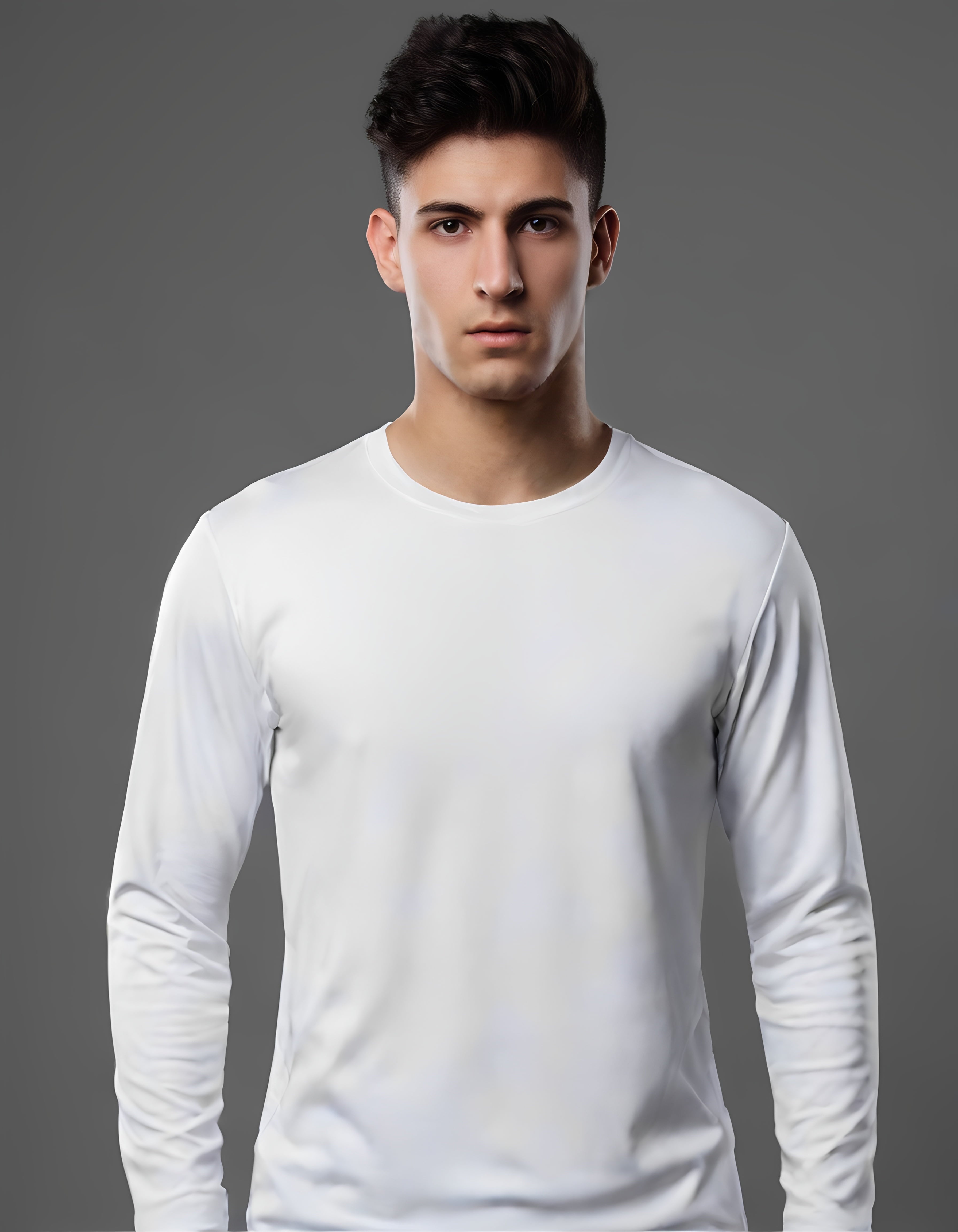 ZBORIBER Men's Quick-Dry Active Long Sleeve Shirts - Moisture Wicking, 5-Pack, Sizes S-3XL