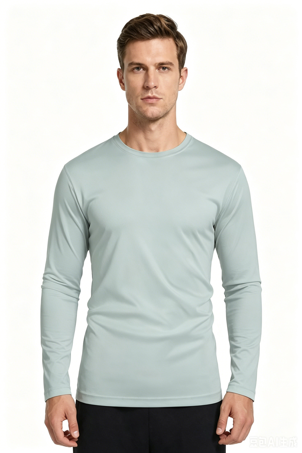 ZBORIBER Men's Quick Dry UPF 50+ UV Sun Protection Moisture Wicking Long Sleeve T-Shirt for Casual Workout,Sizes S-3XL,Silver