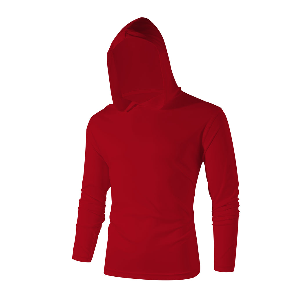ZBORIBER Mens Hoodies Pullover Performance Lightweight Hoodies For Men Dry Fit Wicking  Sweatshirt