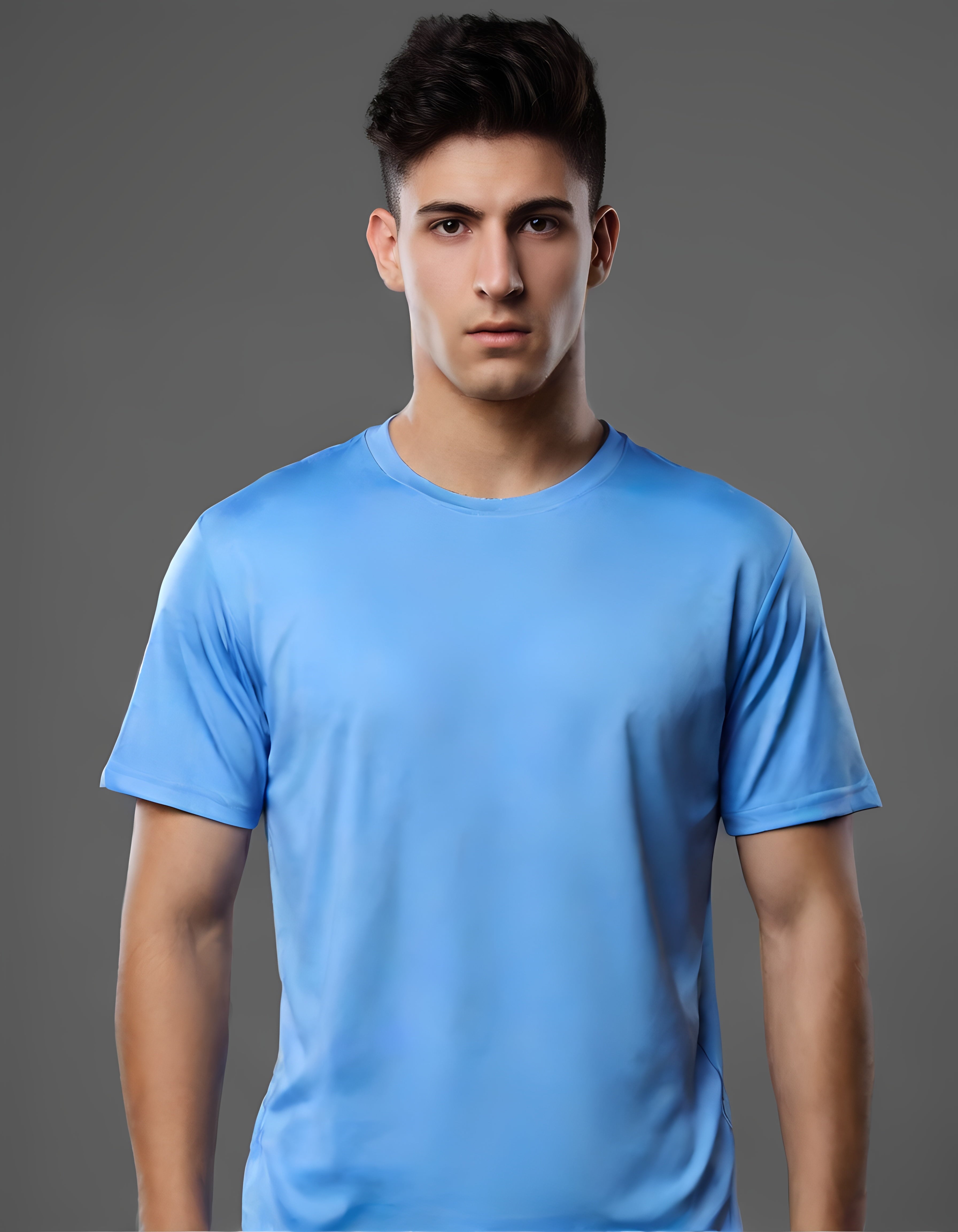 ZBORIBER Quick-Dry Men's Shirts 3-Pack - Moisture Wicking, UPF 50+, Breathable, S-3XL