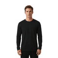 ZBORIBER Men's Quick Dry UPF 50+ UV Sun Protection Moisture Wicking Long Sleeve T-Shirt for Casual Workout,Sizes S-3XL,Black