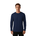 ZBORIBER Men's Quick Dry UPF 50+ UV Sun Protection Moisture Wicking Long Sleeve T-Shirt for Casual Workout,Sizes S-3XL,Navy