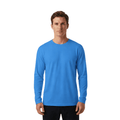 ZBORIBER Men's Quick Dry UPF 50+ UV Sun Protection Moisture Wicking Long Sleeve T-Shirt for Casual Workout,Sizes S-3XL,Royal