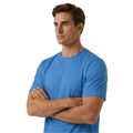ZBORIBER Men's Quick-Dry Fit Gym Wicking Athletic Workout Short-Sleeve T-Shirts Sizes S-3XL,Royal