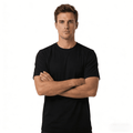 ZBORIBER Men's Quick-Dry Fit Gym Wicking Athletic Workout Short-Sleeve T-Shirts Sizes S-3XL,Black