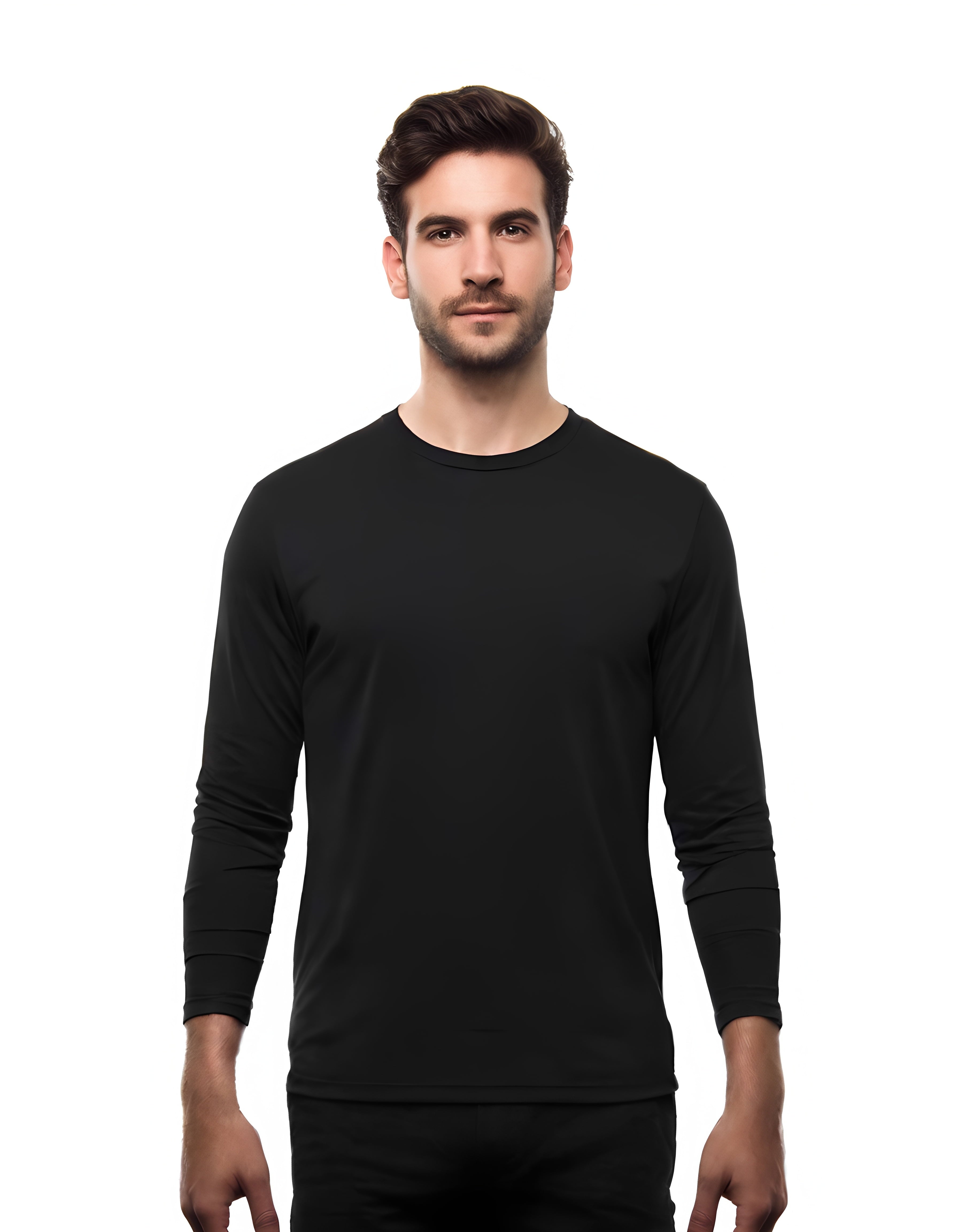 ZBORIBER Men's Quick-Dry Active Long Sleeve Shirts - Moisture Wicking, 5-Pack, Sizes S-3XL