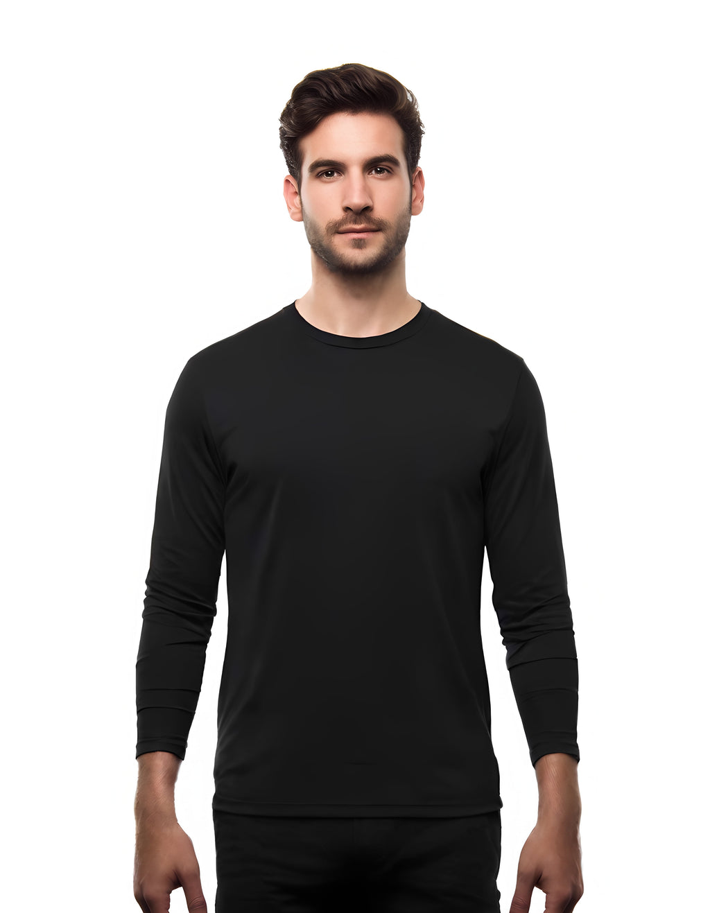 ZBORIBER Men's Quick-Dry Long Sleeve Shirts 3-Pack, Moisture Wicking, UPF 50+, Sizes S-3XL