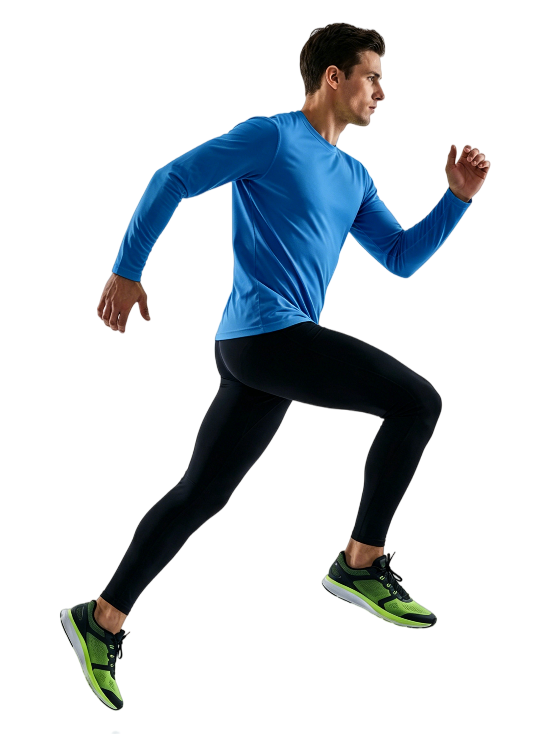 ZBORIBER Men's Quick Dry UPF 50+ UV Sun Protection Moisture Wicking Long Sleeve T-Shirt for Casual Workout,Sizes S-3XL,Royal