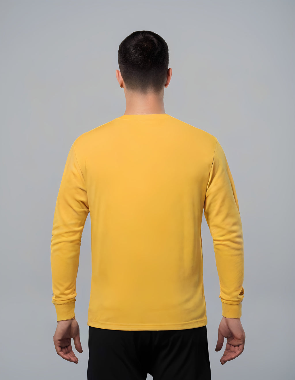 ZBORIBER Men's Quick Dry Long Sleeve Shirts UPF 50+ UV Sun Protection Moisture Wicking T-Shirt for Casual Workout,Heather Yellow