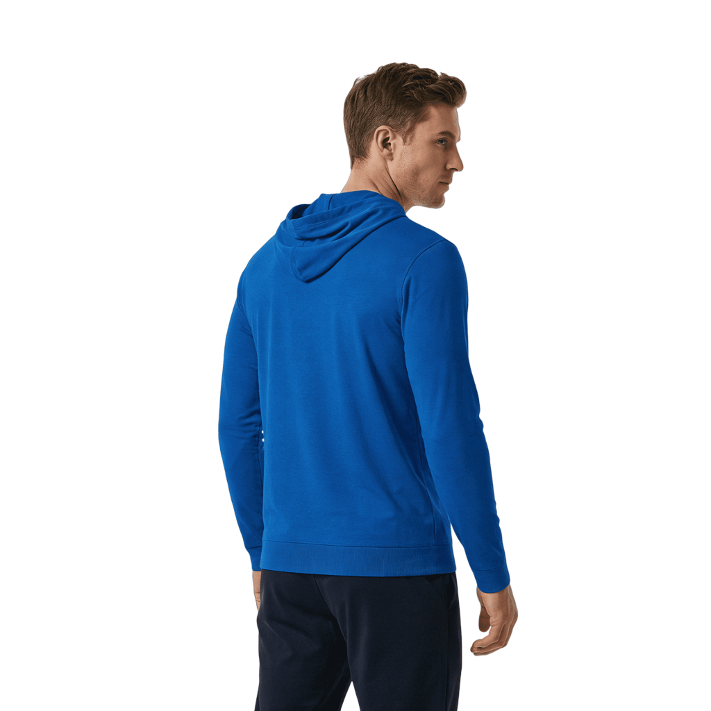 ZBORIBER Mens Hoodies Pullover Performance Lightweight Hoodies For Men Dry Fit Wicking Sweatshirt,Royal, Sizes S-3XL